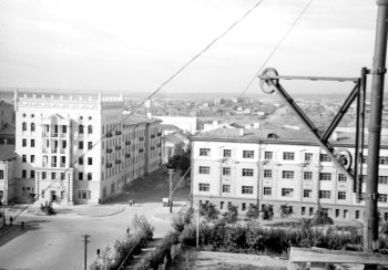 Строительство улицы Мира в 1948-1950 гг.